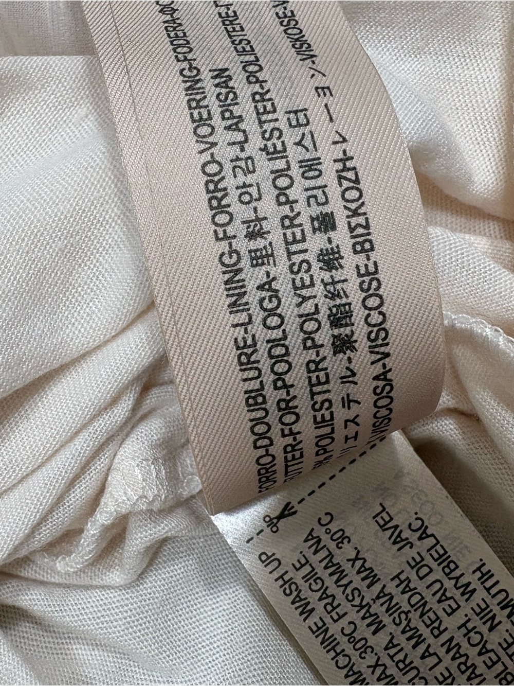 Massimo Dutti Pleated Maxi Skirt in Pale Peach - Picture 12 of 13